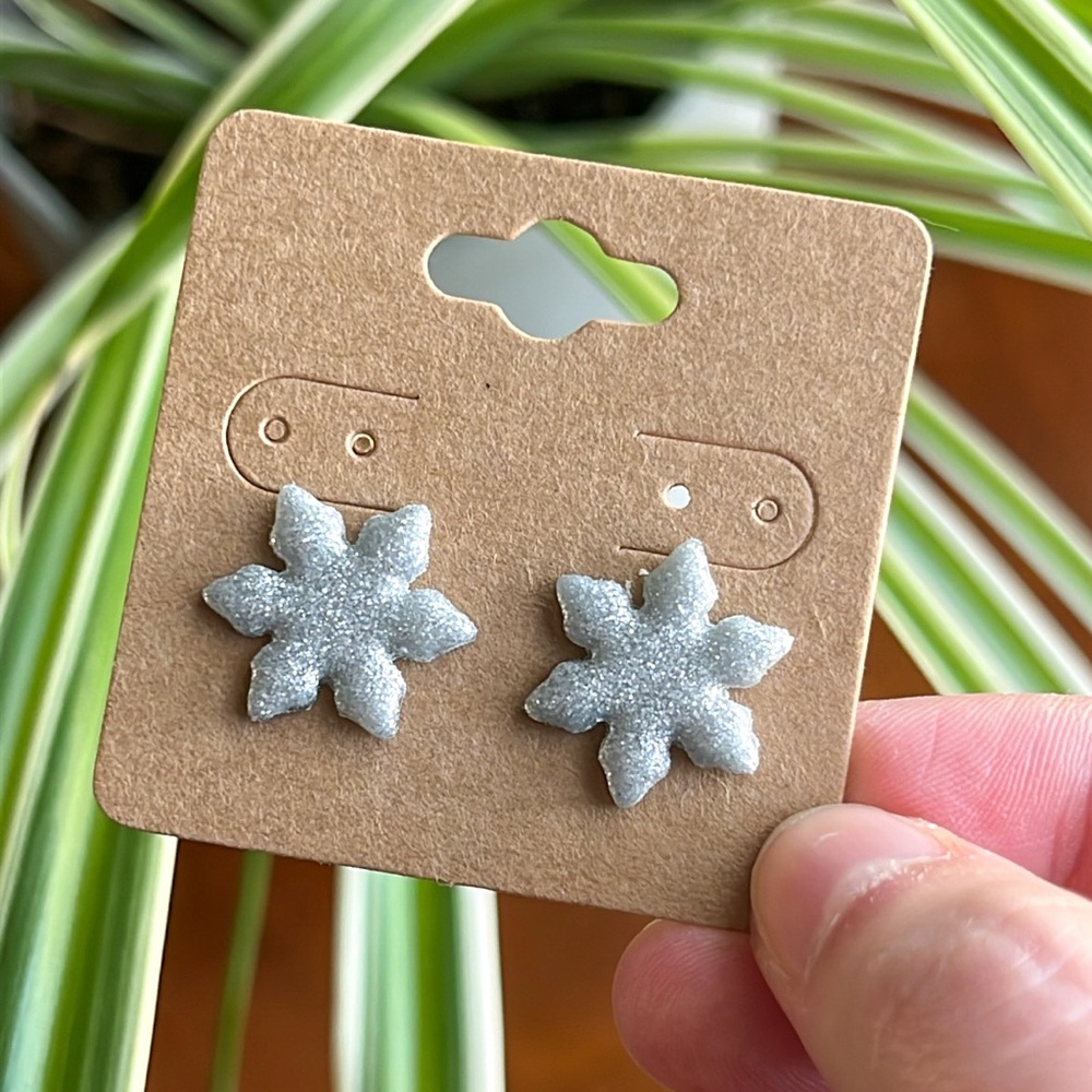 Snowflake Stud Earrings